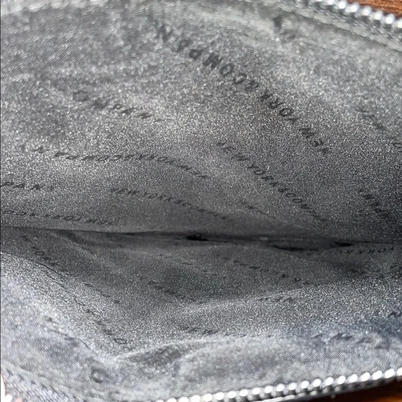 Chic Black Clutch with Silver Accents - Picture 4 of 4